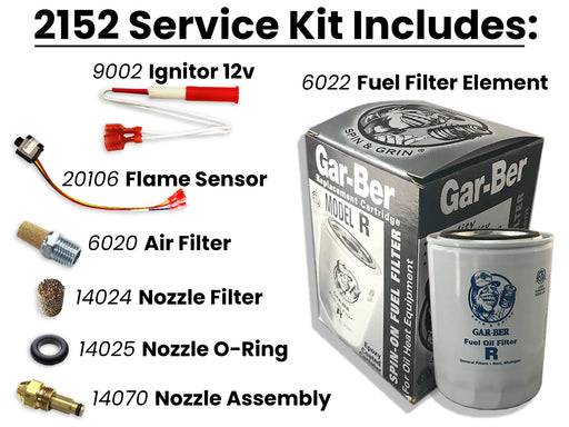 2152 Service Kit: 5 Year Oasis CHINOOK - CH50 (9002, 6022, 6020, 14024, 14025, 20106, 14070)