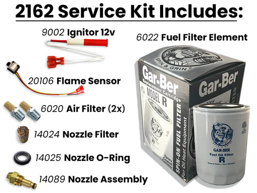 2162 Service Kit: 5 Year Oasis NE-S (9002, 6022, 6020AF (QTY 2), 14024, 14025, 20106, 14089)