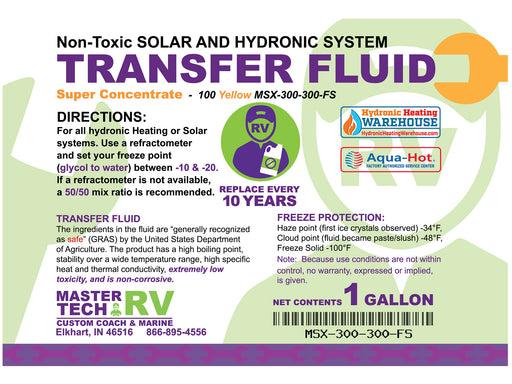 1 GAL (Yellow) Super Concentrate Heat Transfer Boiler Antifreeze