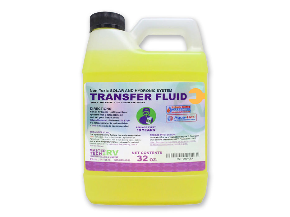 1 Quart (Yellow) Super Concentrate Heat Transfer Boiler Antifreeze