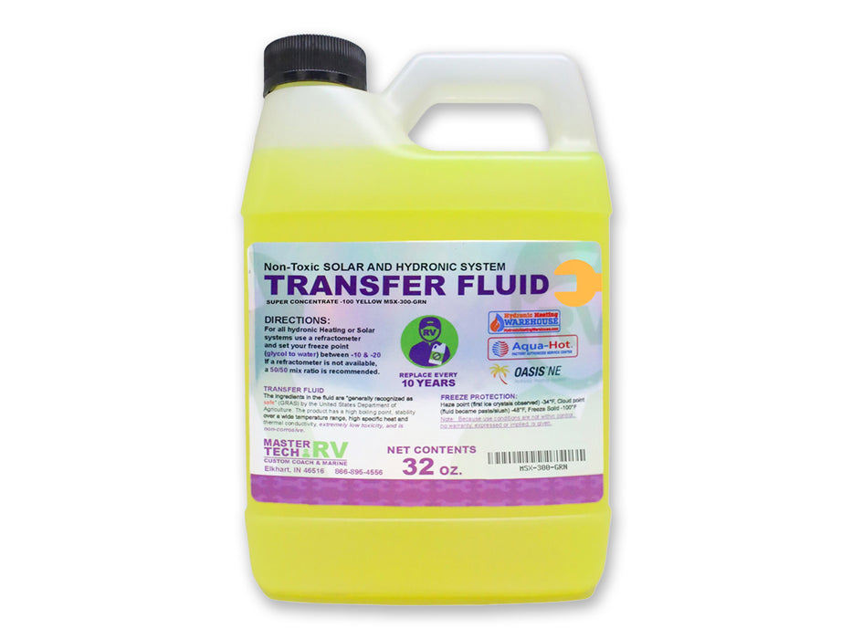 1 Quart (Yellow) Super Concentrate Heat Transfer Boiler Antifreeze