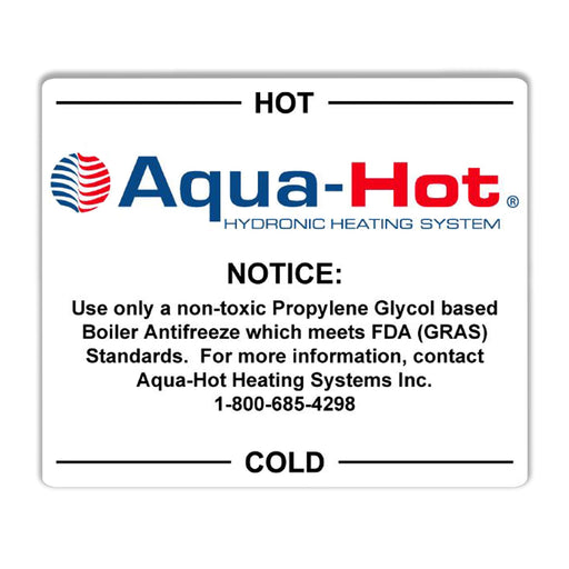 3 Qt. Expansion Tank Label