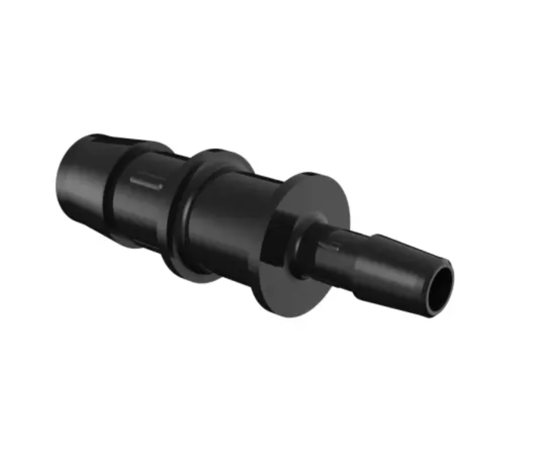 Black Nylon Reduction Coupler 5/8″ ID x 5/16″