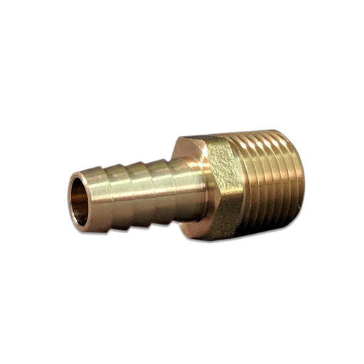 AH Brass Barb Fitting, 1/2 in. x 1/2 in. (M) NPT - PLX-699-330