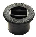 Oasis Air Vent with Adjustable 3 inch c/w damper, Black