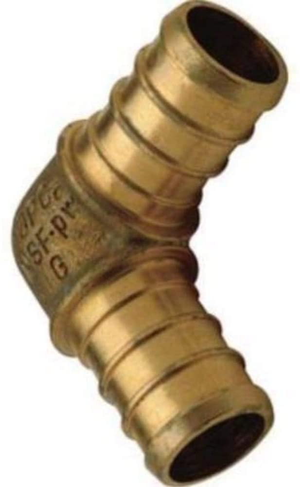 1/2" PEX ELBOW - BRASS CRIMP FITTINGS, LEAD-FREE BRASS