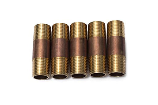 Brass Nipple Fitting, 1/2 in. NPT x 2-1/2 in PLX-113-250