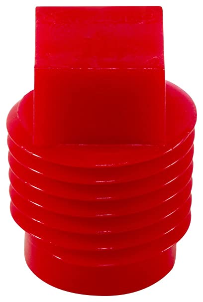 Caplugs 99390174 Plastic Threaded Plug for Pipe Fittings. P-28, PE-HD, to Plug Thread Size 1/4 NPT",