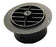 Oasis Air Vent with Adjustable 4 inch c/w damper, Black