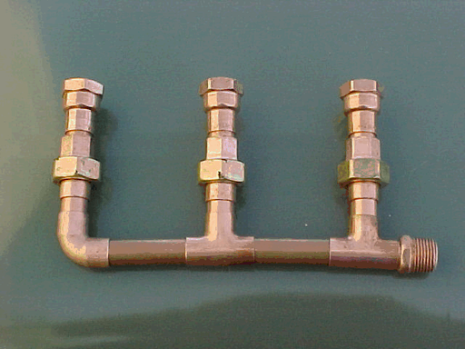 2 Zone Pump Manifold Pipe Assembly